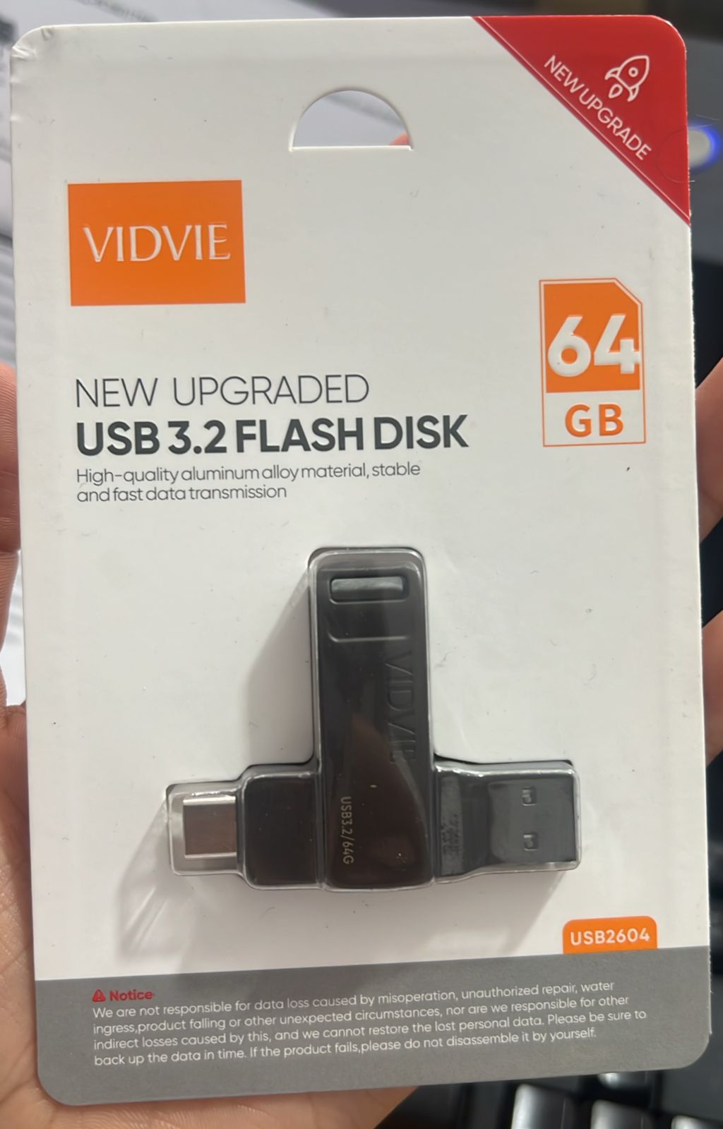  Foto - 32 Gb Usb2604 Usb-Tipo C 