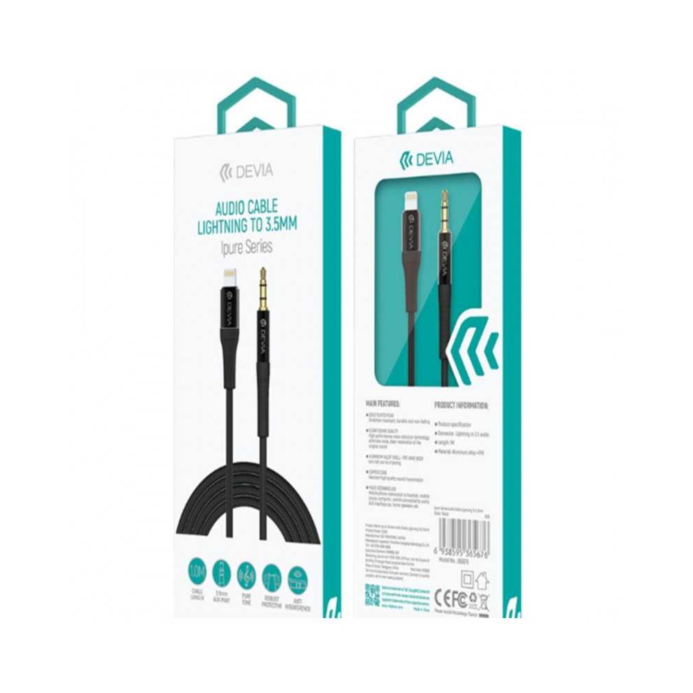  Foto - Cable Auxiliar Jack 3.5 Mm A Jack 3.5 Audio