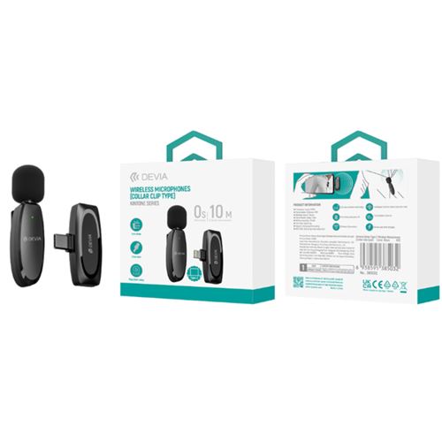 Foto - Microfono Iphone Inalambrico Collar Clip Devia