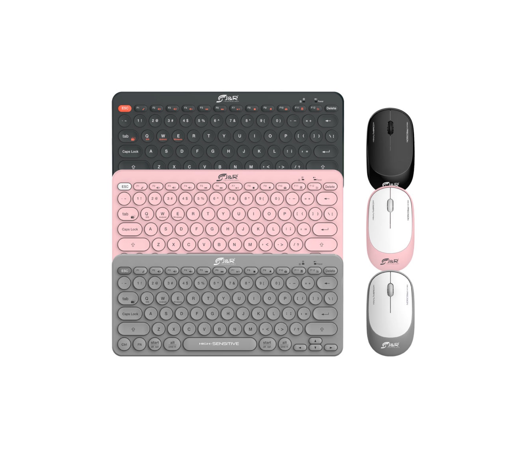  Foto - Mini Teclado/mouse Inalambrico 