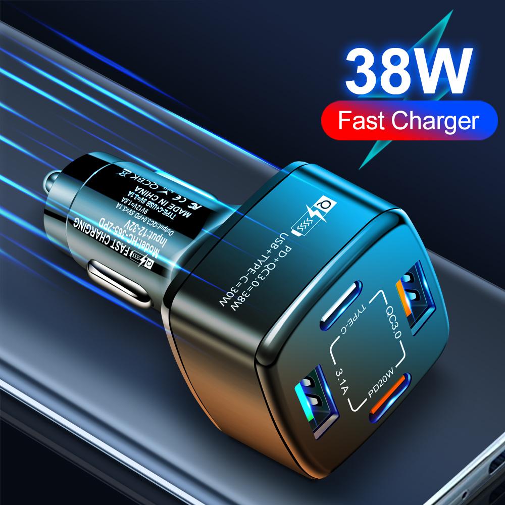  Foto - Qc38 Fast Car Charger 